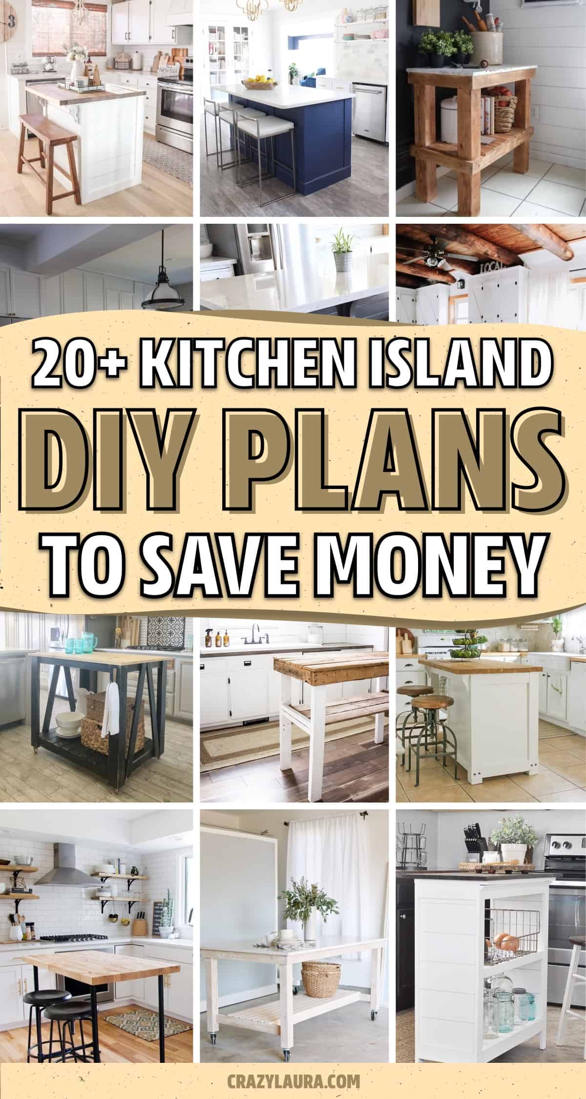 diy build plans for kitchen island