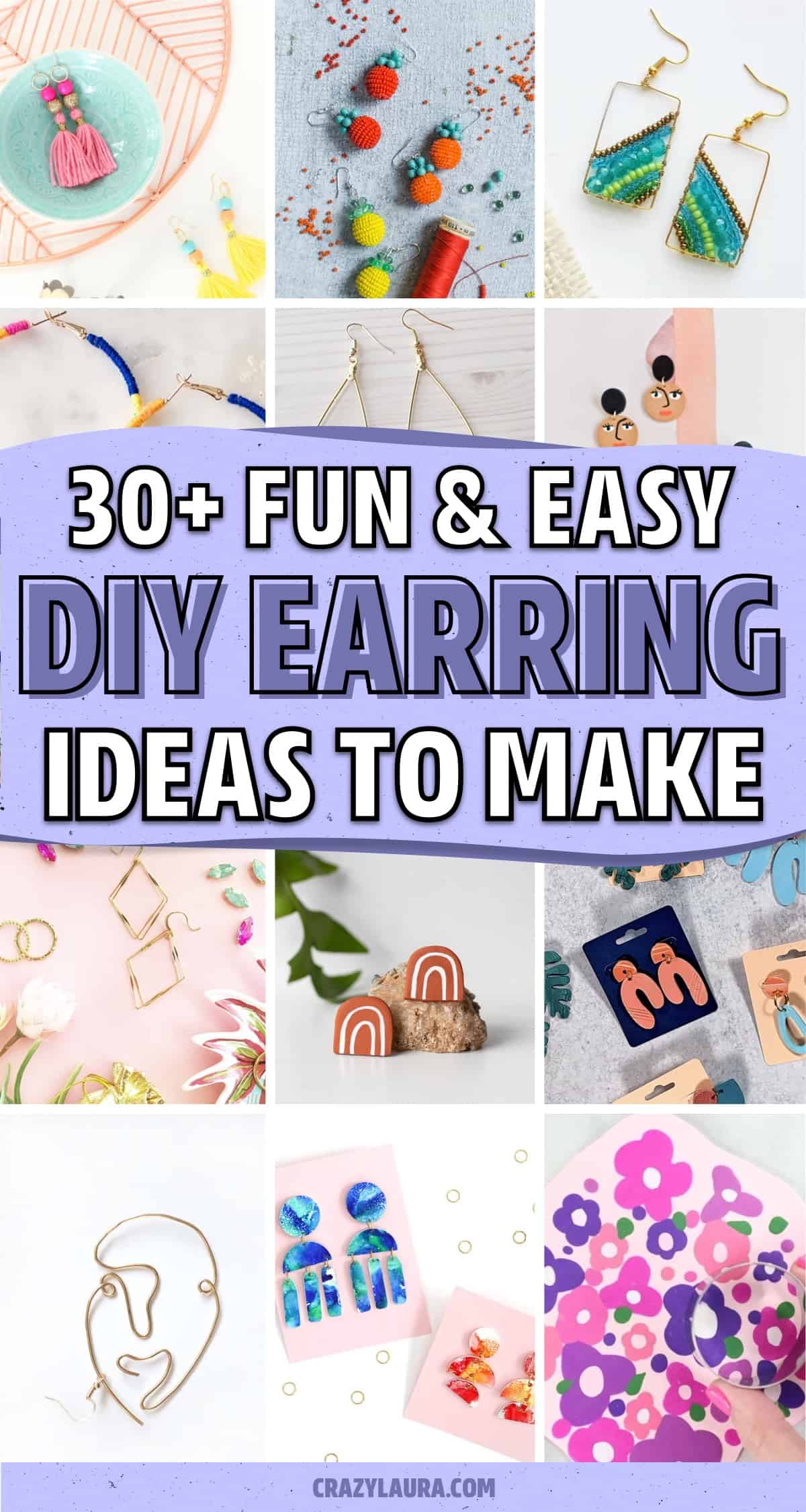 diy earring tutorial examples