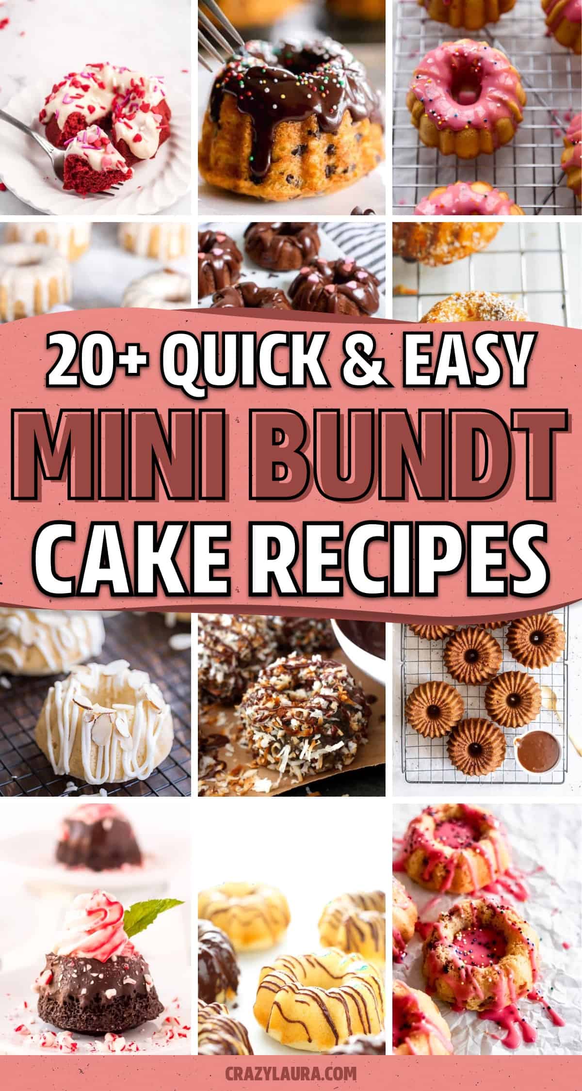 quick to make mini bundt cake ideas