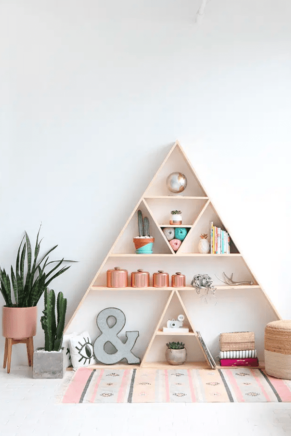 Triangle Shelf at a Studio
