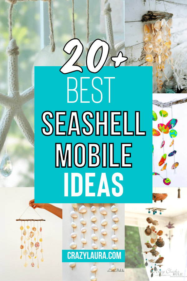 20+ Best Seashell Mobile Ideas (Pinterest Pin)