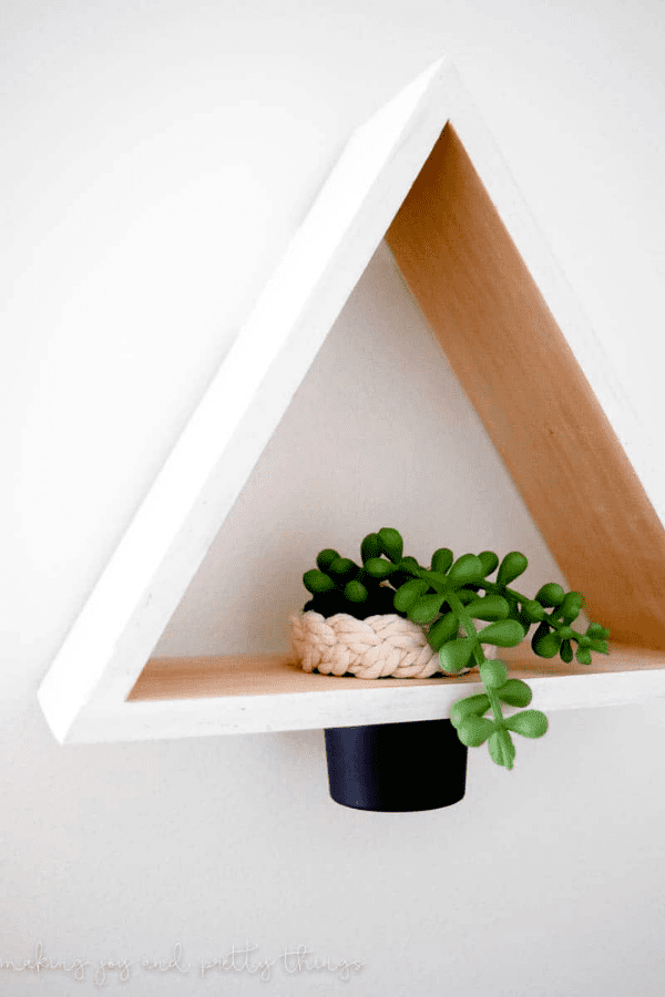 Triangle Shelf Planter