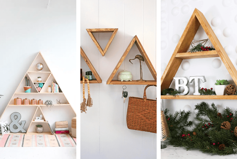 25+ Best DIY Triangle Shelves Ideas for 2024