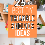 25+ Best DIY Triangle Shelves Ideas for 2022 (Pinterest Pin)