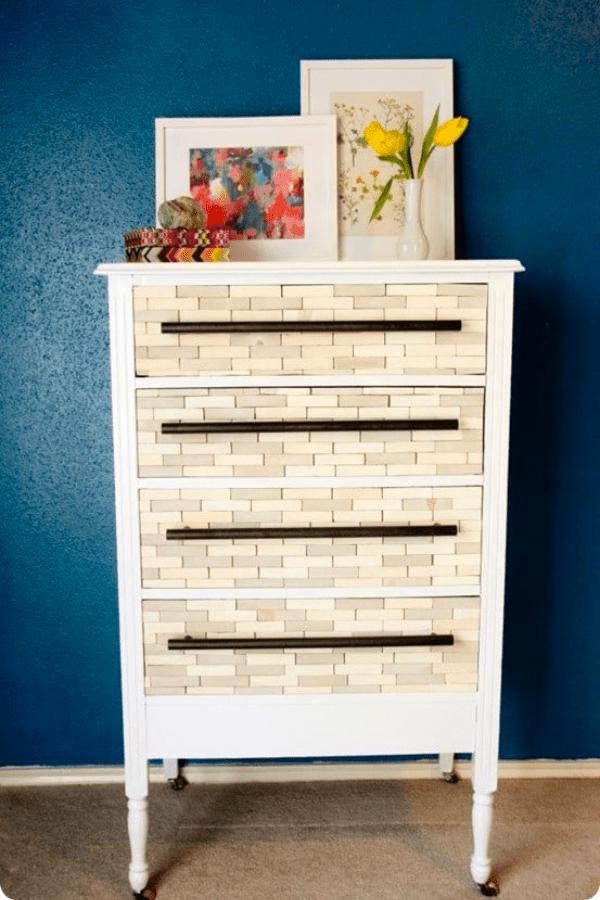 Wood Tile Dresser