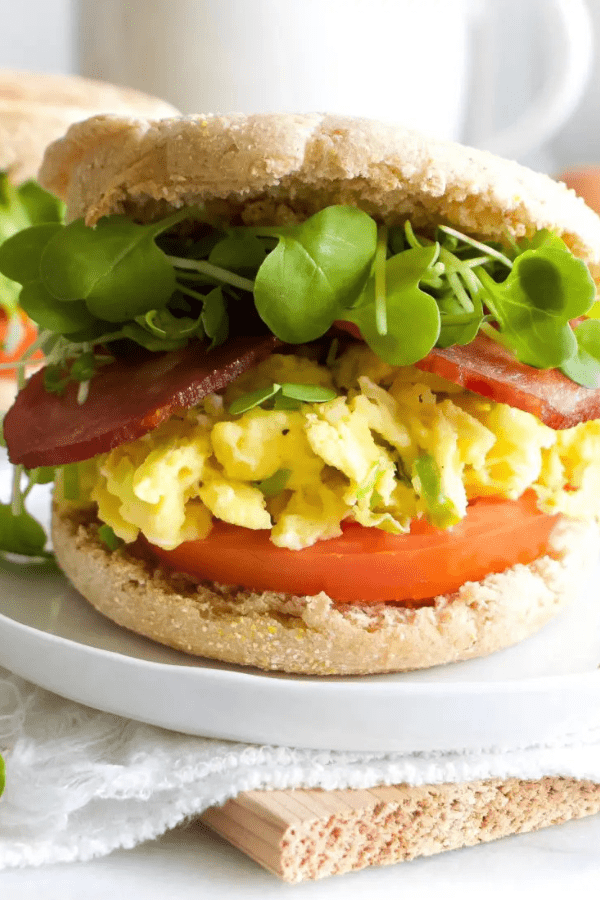 Microgreen Breakfast Sandwich