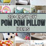 list of the best DIY pom pom pillows