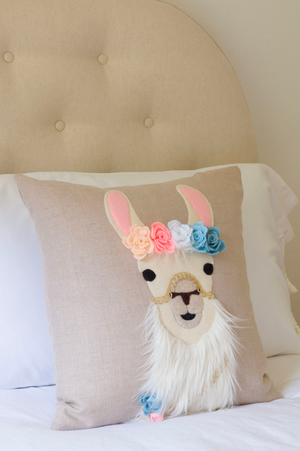 Furry Llama Pillow