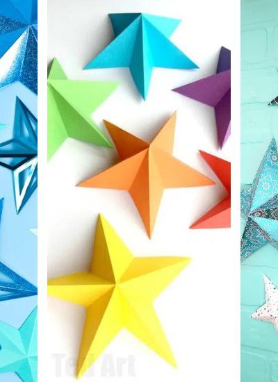 List of the best 30+ DIY Paper Star Decorations Ideas & Tutorials