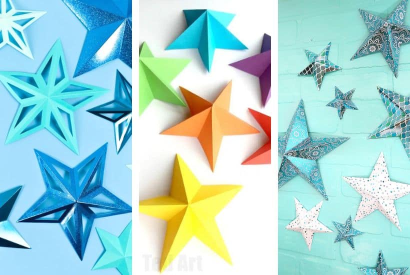 30+ DIY Paper Star Decorations Ideas & Tutorials In 2024