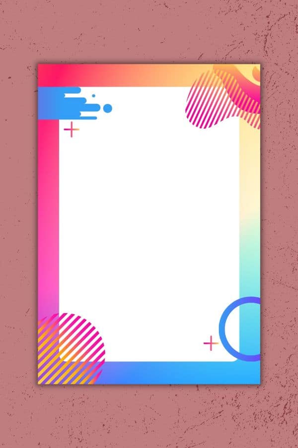 COLORFUL RAINBOW CREATIVE PAPER PAGE