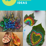 Creative Painted Leaves Ideas (Pintererest Pin)