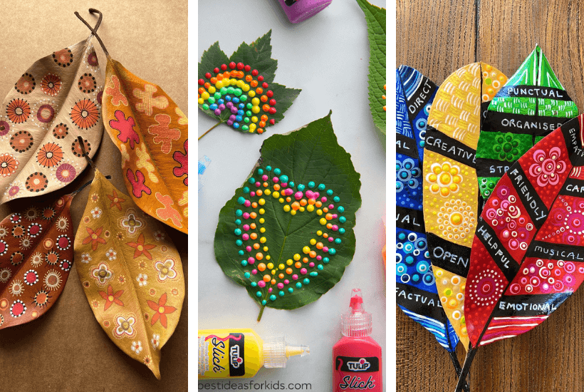 15+ Creative Painted Leaves Ideas for 2024