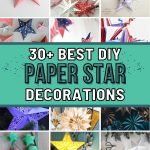 DIY Paper Star Decorations