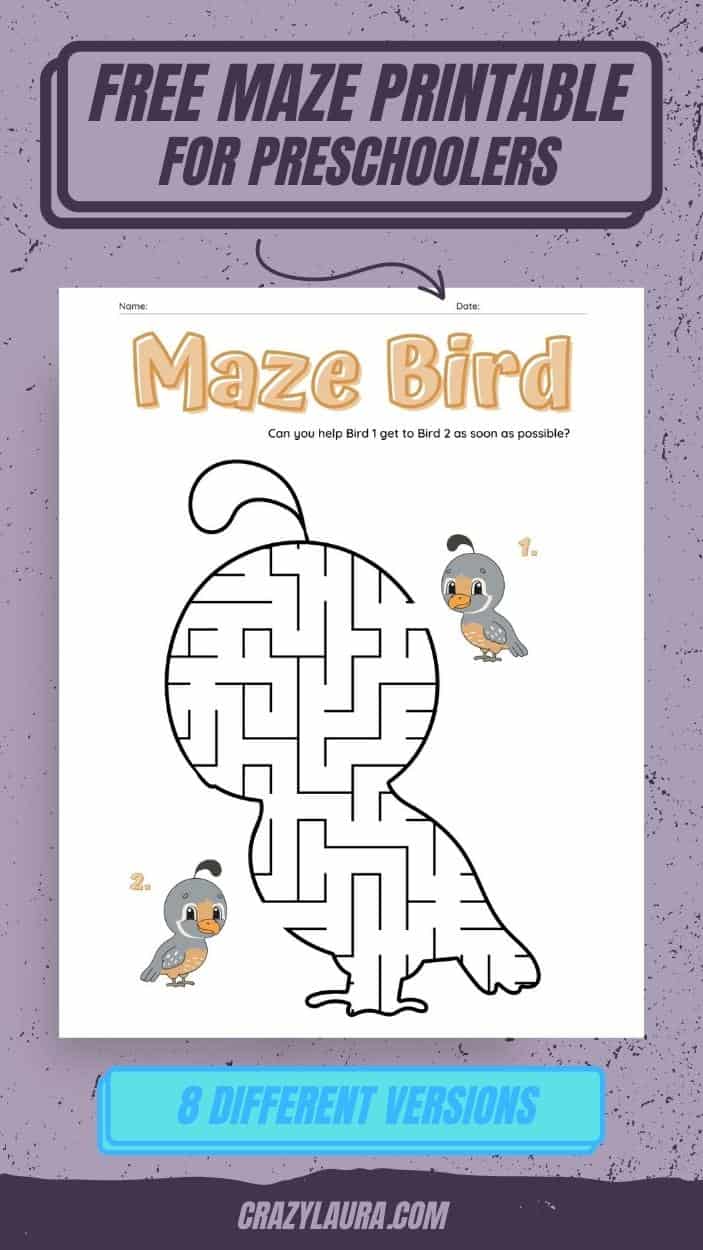 Free Maze Printables For Preschoolers
