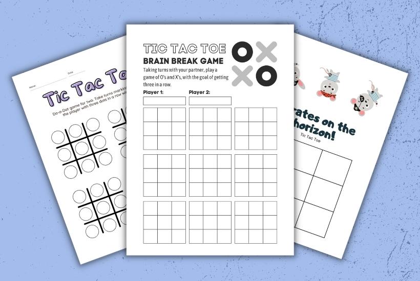 Free Tic Tac Toe Printable Boards: Fun for Kids!