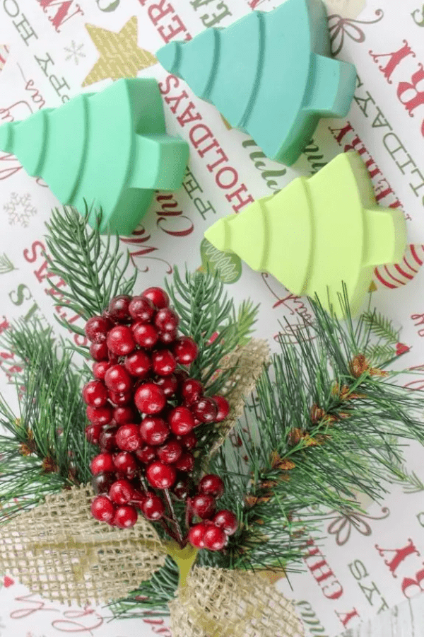 Christmas Tree Soap