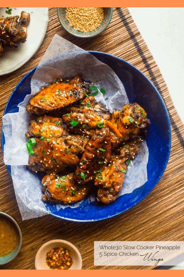 Sticky Chicken Wings with Pineapple 5-Spice Sauce
