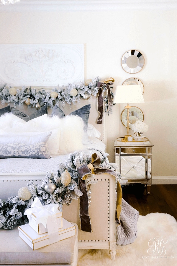 Elegant Christmas Bedroom