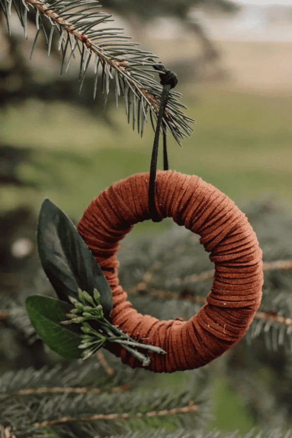 Mini Leather Wreaths