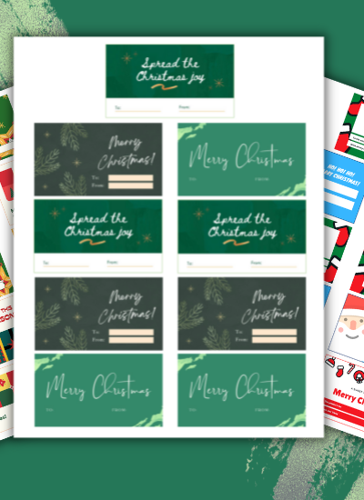 18 Free Christmas Gift Tag Printables for 2022