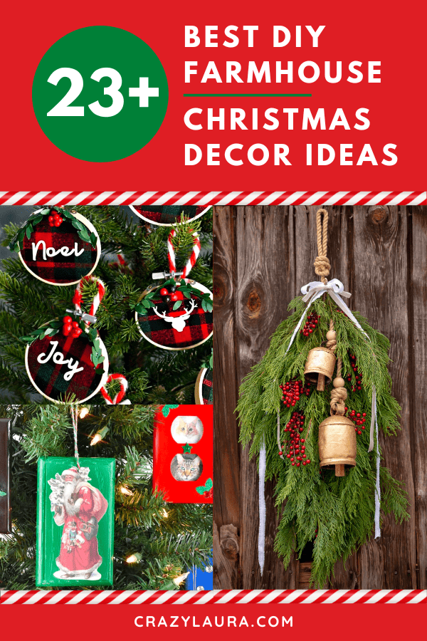 20+ Best DIY Farmhouse Christmas Decor Ideas
