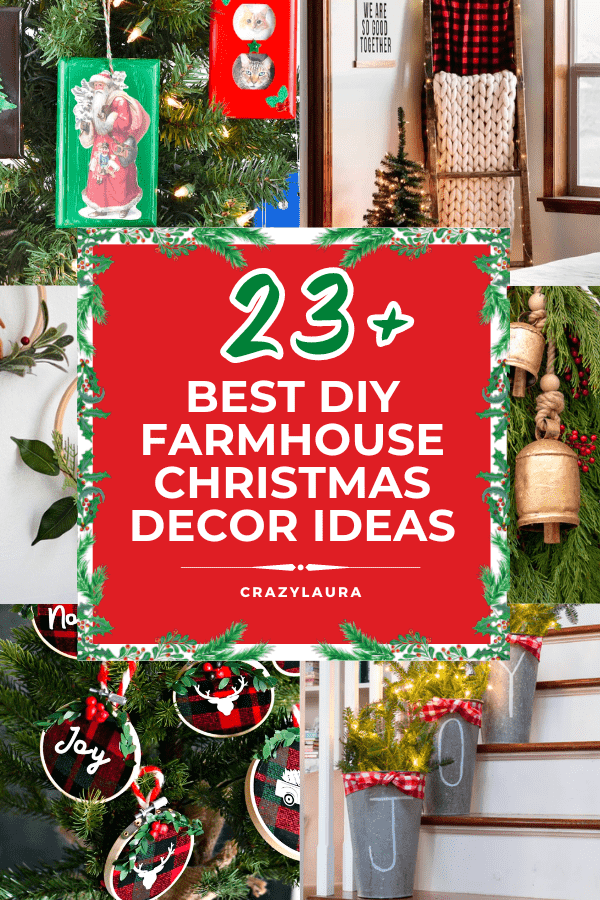 23+ Best DIY Farmhouse Christmas Decor Ideas for 2025