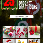 25 Creative Christmas Crochet Craft Ideas