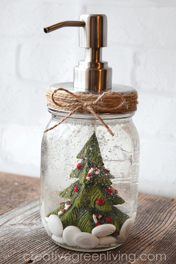 Snow Globe Soap Pump