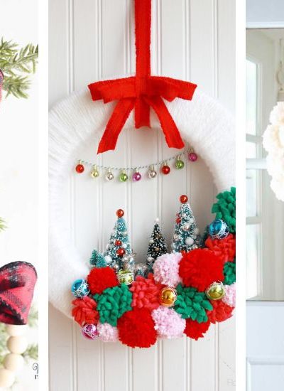 30+ Beautiful DIY Christmas Wreath Ideas to Make Your Door Look Festive