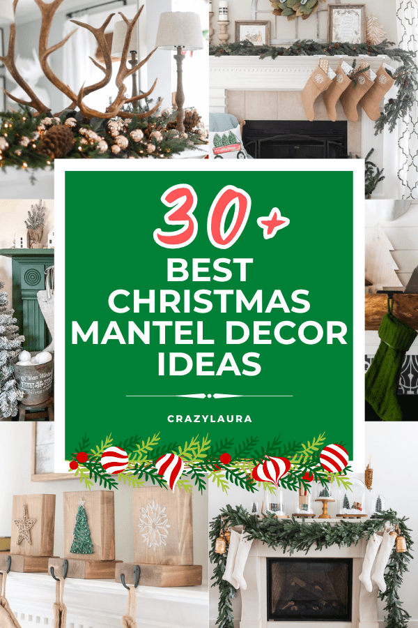 30+ Best Christmas Mantel Décor Ideas 
