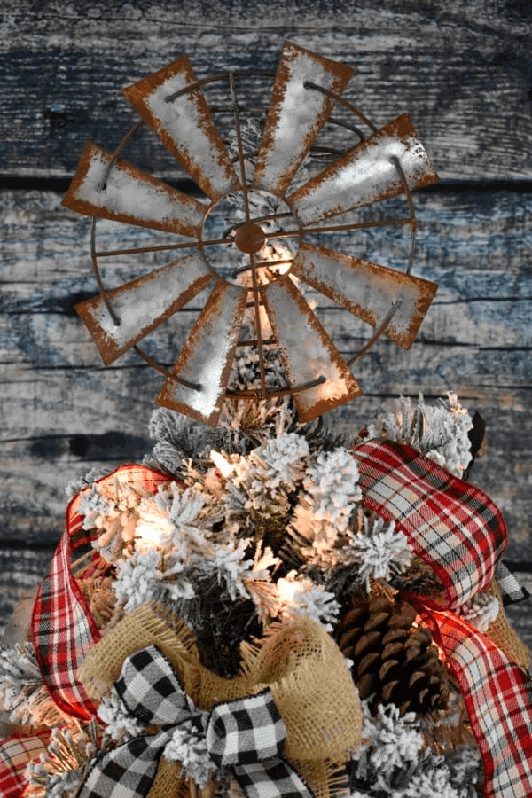 Windmill Christmas Tree Topper
