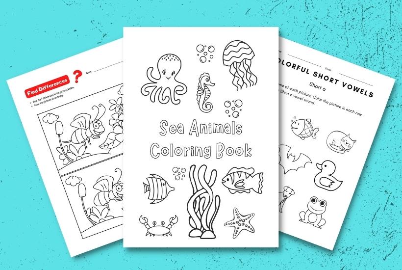 8 Free Coloring Worksheet Printables for Kids to Enjoy