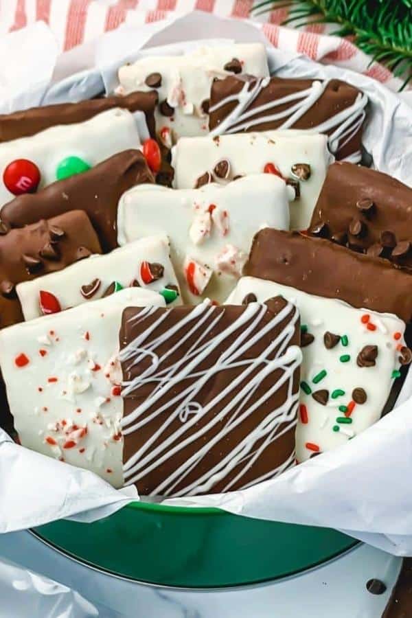 CHOCOLATE COVERED GRAHAM CRACKERS