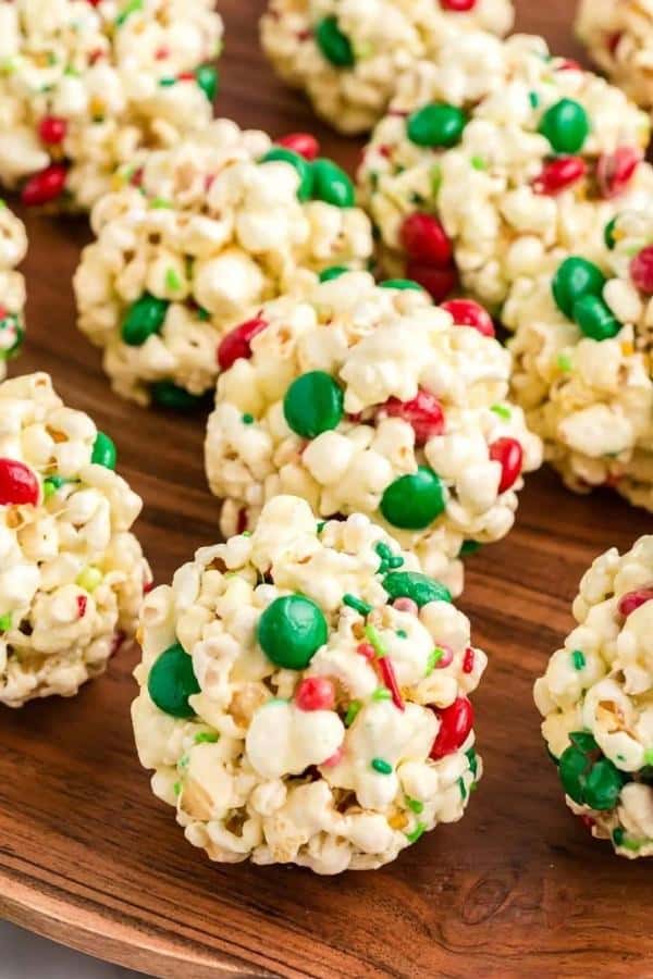 CHRISTMAS POPCORN BALLS