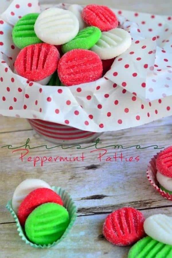 EASY CHRISTMAS PEPPERMINT PATTIES