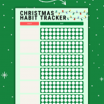 Free 6 Christmas Habit Trackers You Need For The Holidays
