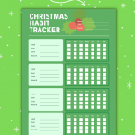 Free 6 Christmas Habit Trackers You Need For The Holidays