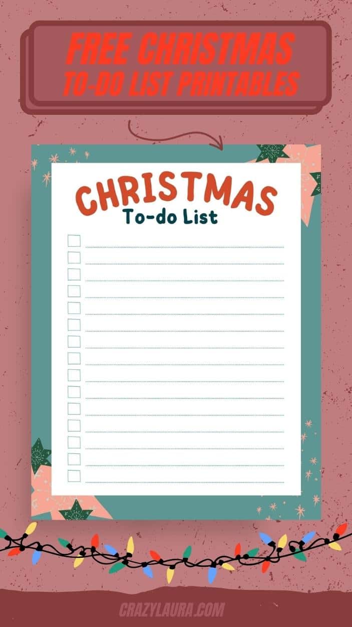Free Christmas To-Do List Printables