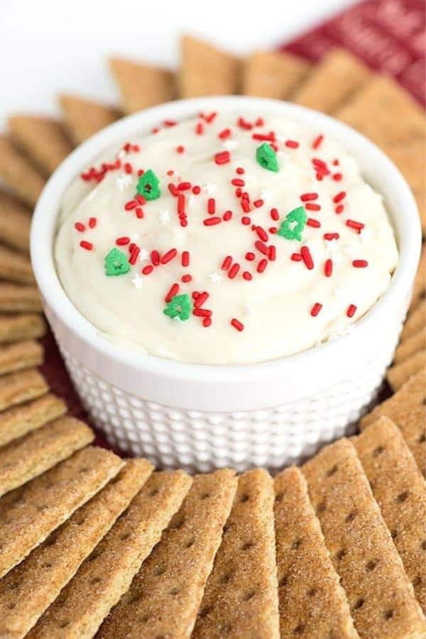 Whether it's Christmas or not, this tasty sugar cookie dip is perfect for any party!