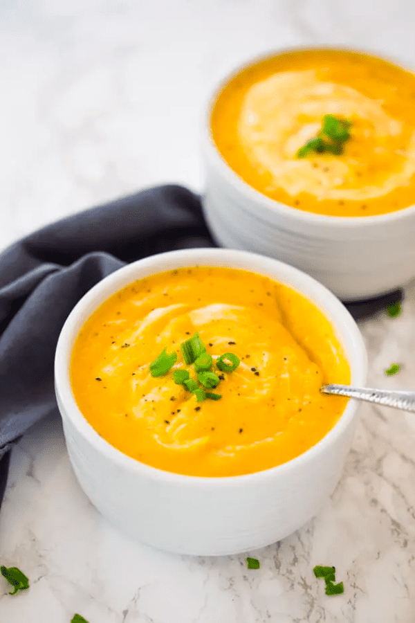 Acorn and Butternut Squash Soup