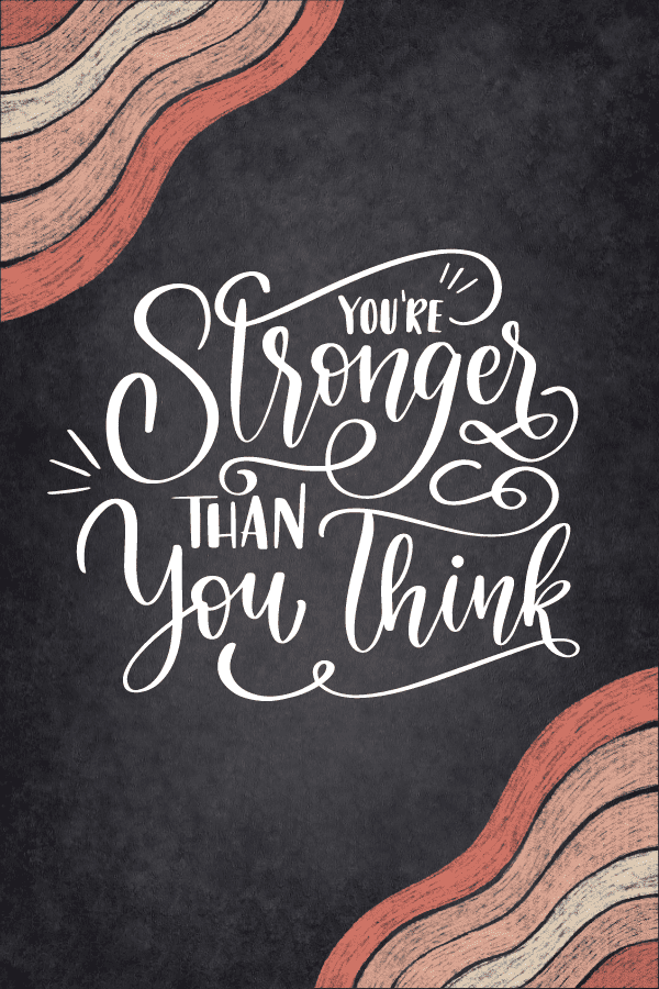 You're Stronger Quote