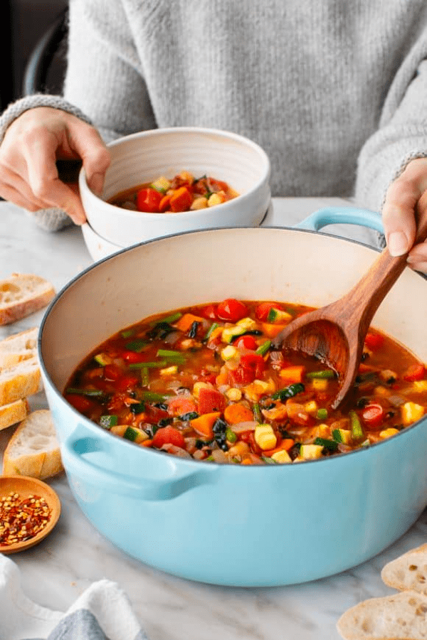 Many-Veggie Vegetable Soup
