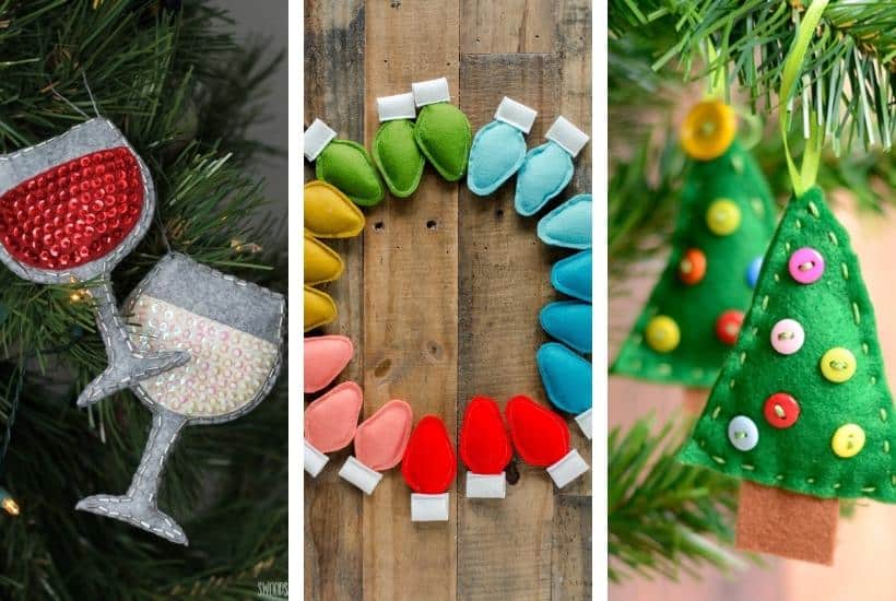 20+ Felt Christmas Crafts to Make with Kids This Holiday Season