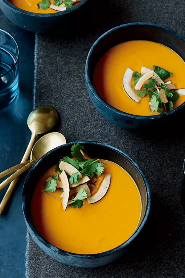 Sweet Potato–Coconut Soup with Thai Curry