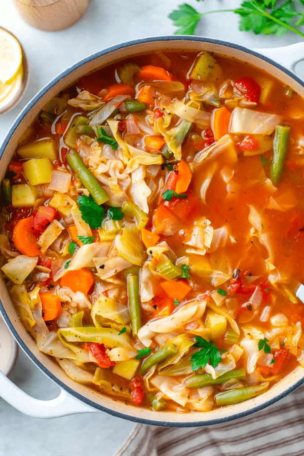 30 Vegetable Cabbage Soup