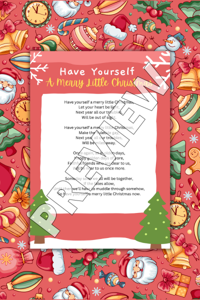 10 Fun Free Christmas Carol Printables For Kids In 2025