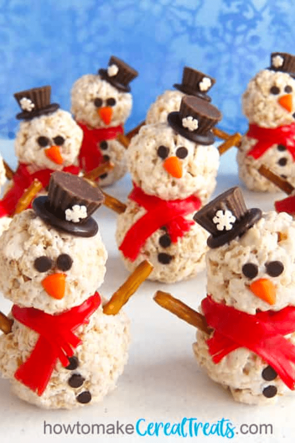 Snowman Rice Krispies