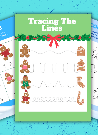 9 Free Christmas Gingerbread Man Worksheet Printables