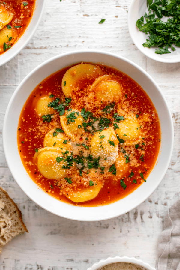 Quick & Easy Ravioli Soup
